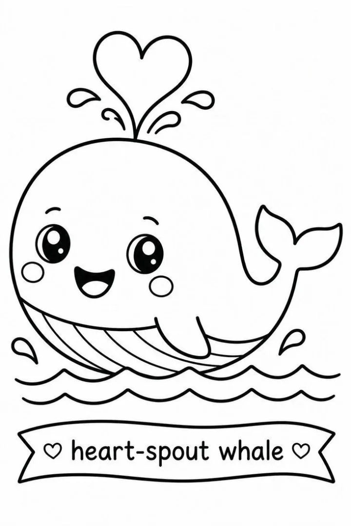 Heart-Spout Whale