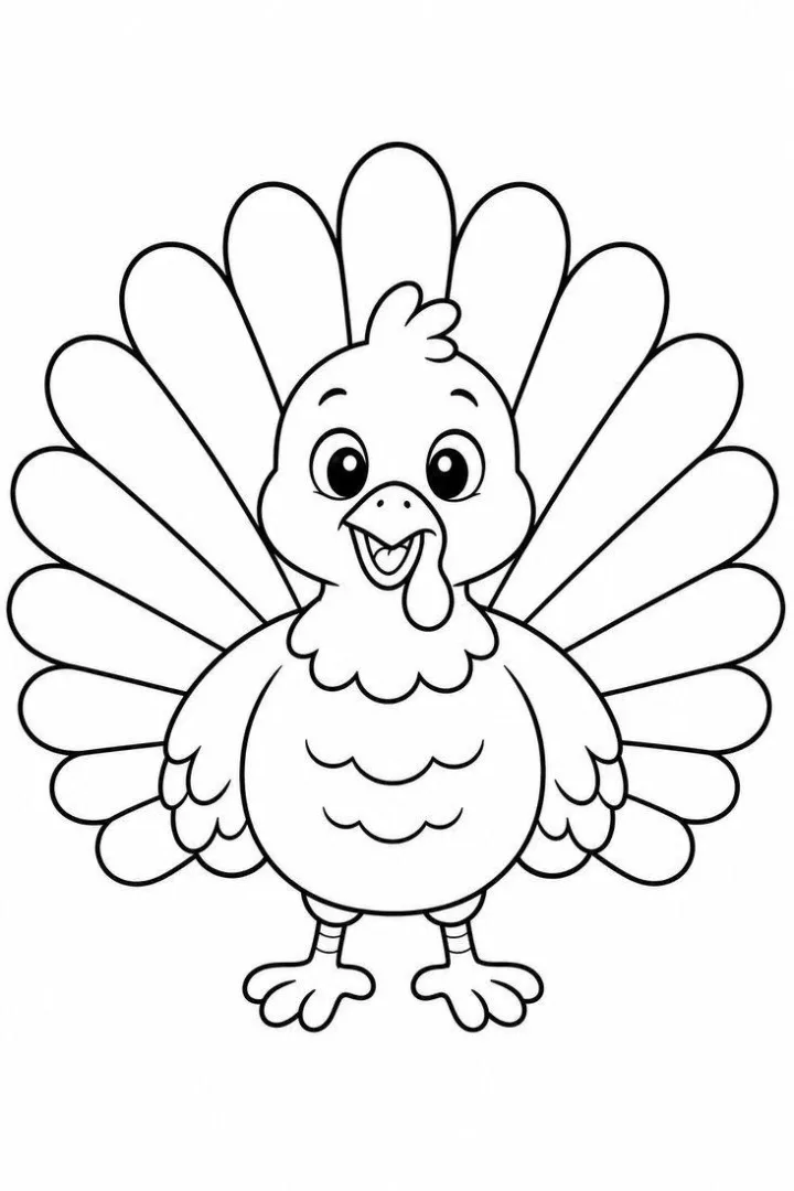 Rainbow-Feather Turkey