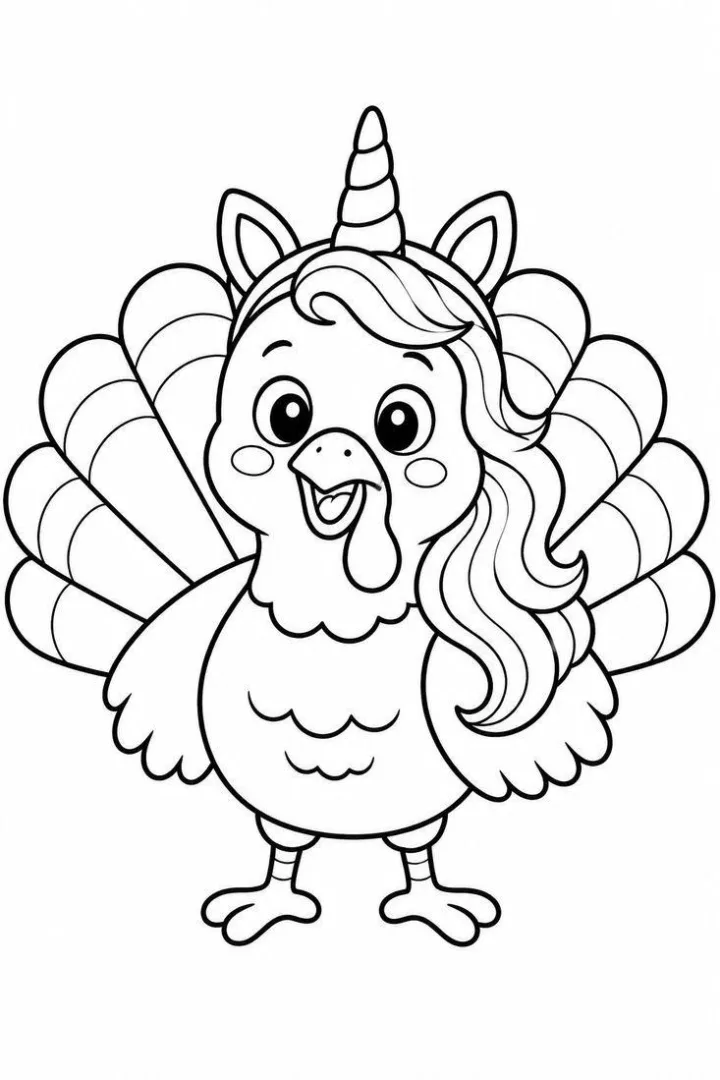 Unicorn Turkey in Disguise