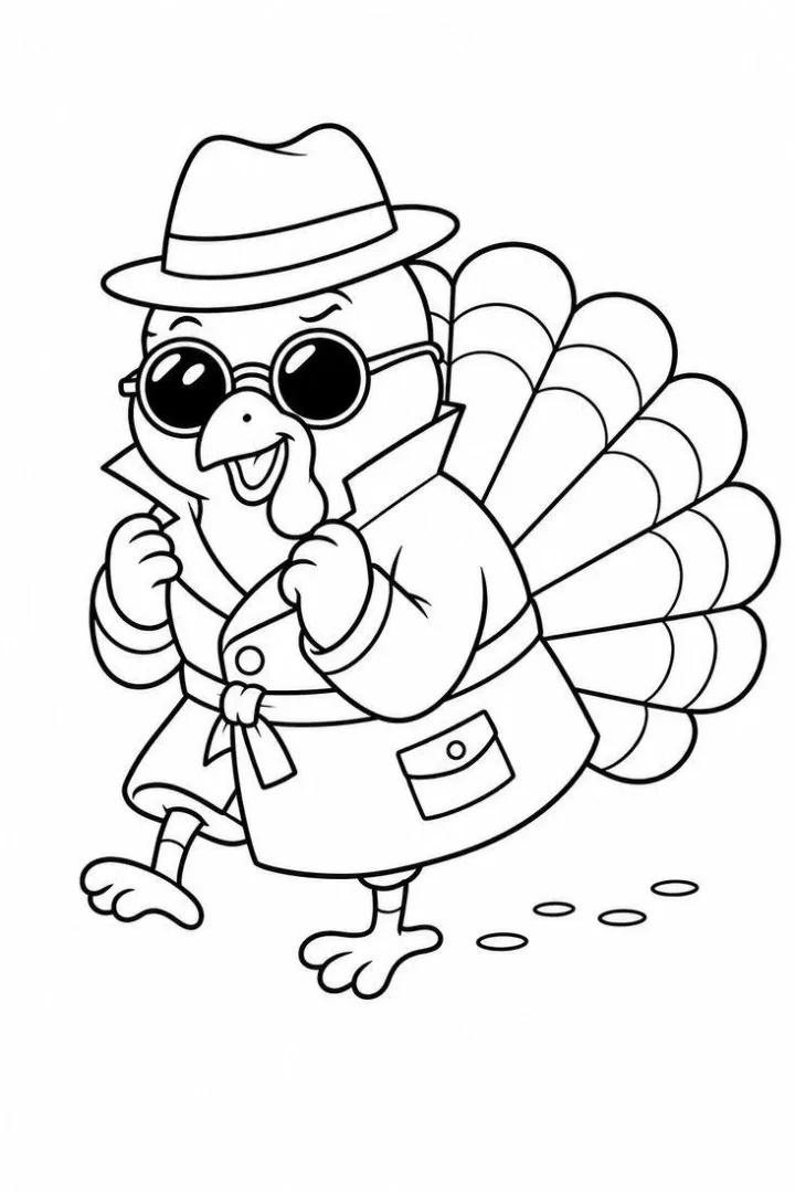 Detective Turkey in Disguise