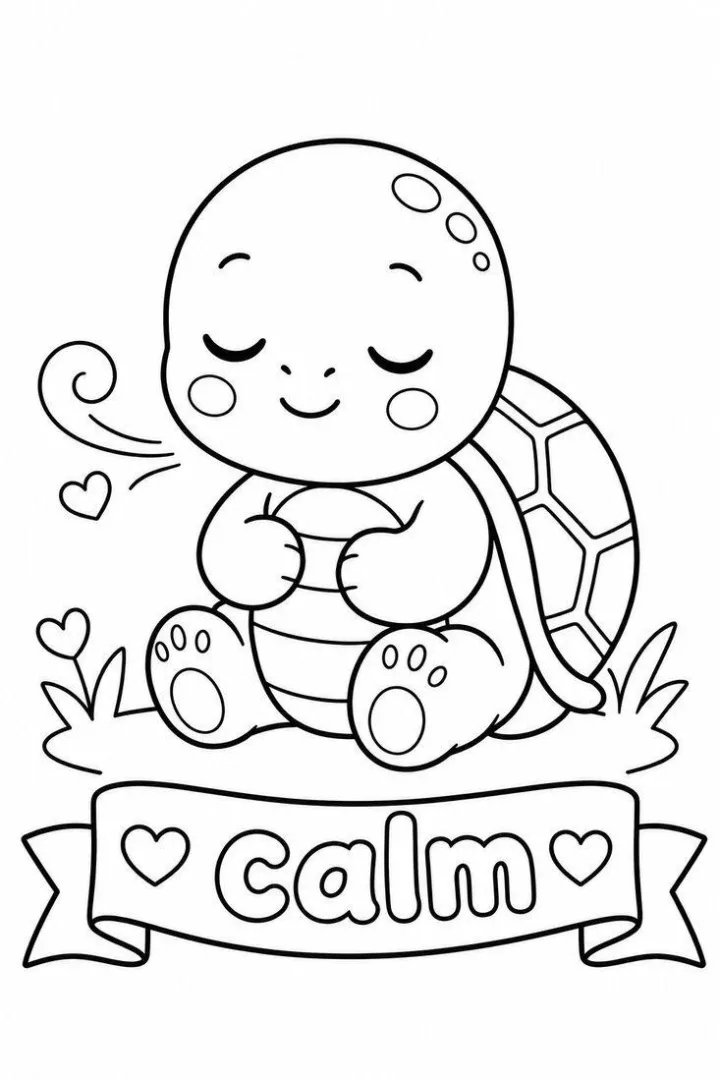 Calm Turtle Breathing