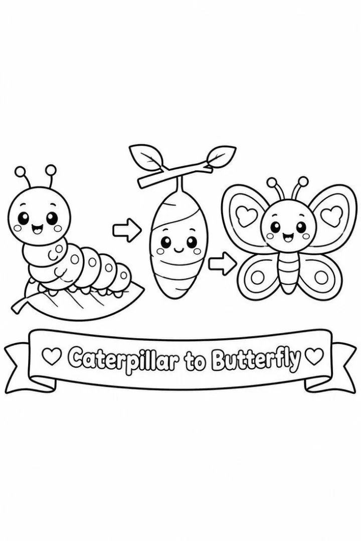 Caterpillar to Butterfly