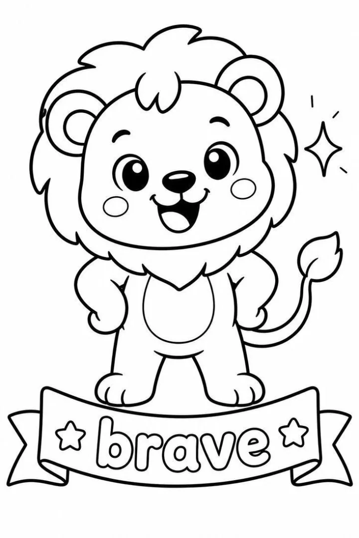 Brave Little Lion