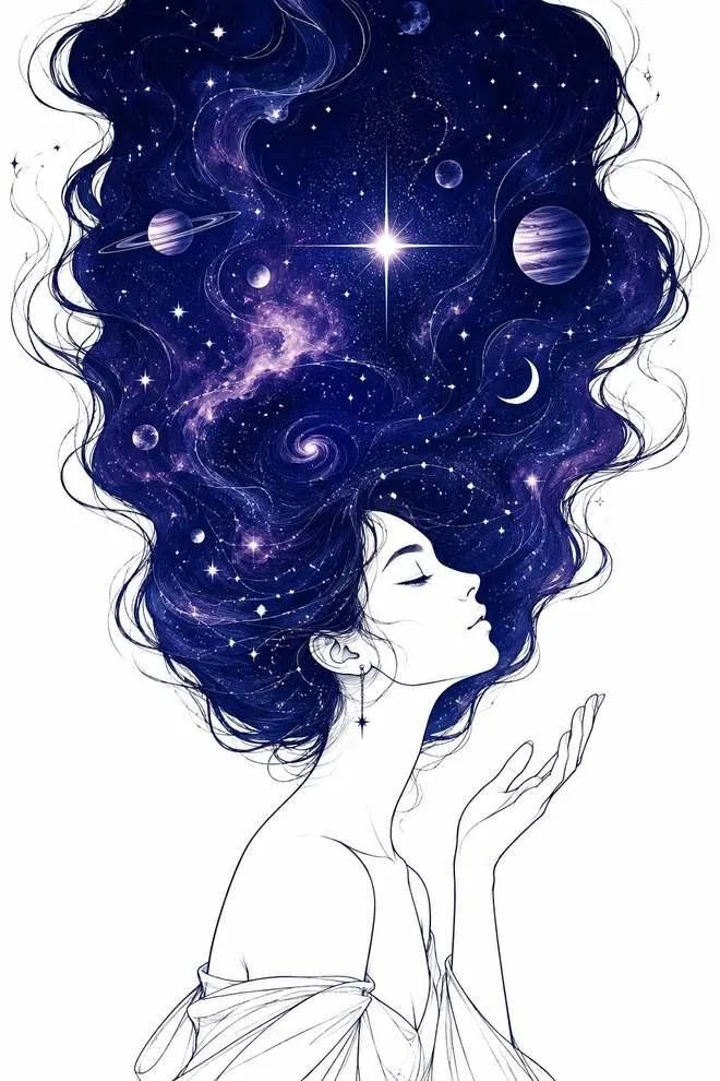 The Girl Who Holds the Galaxy