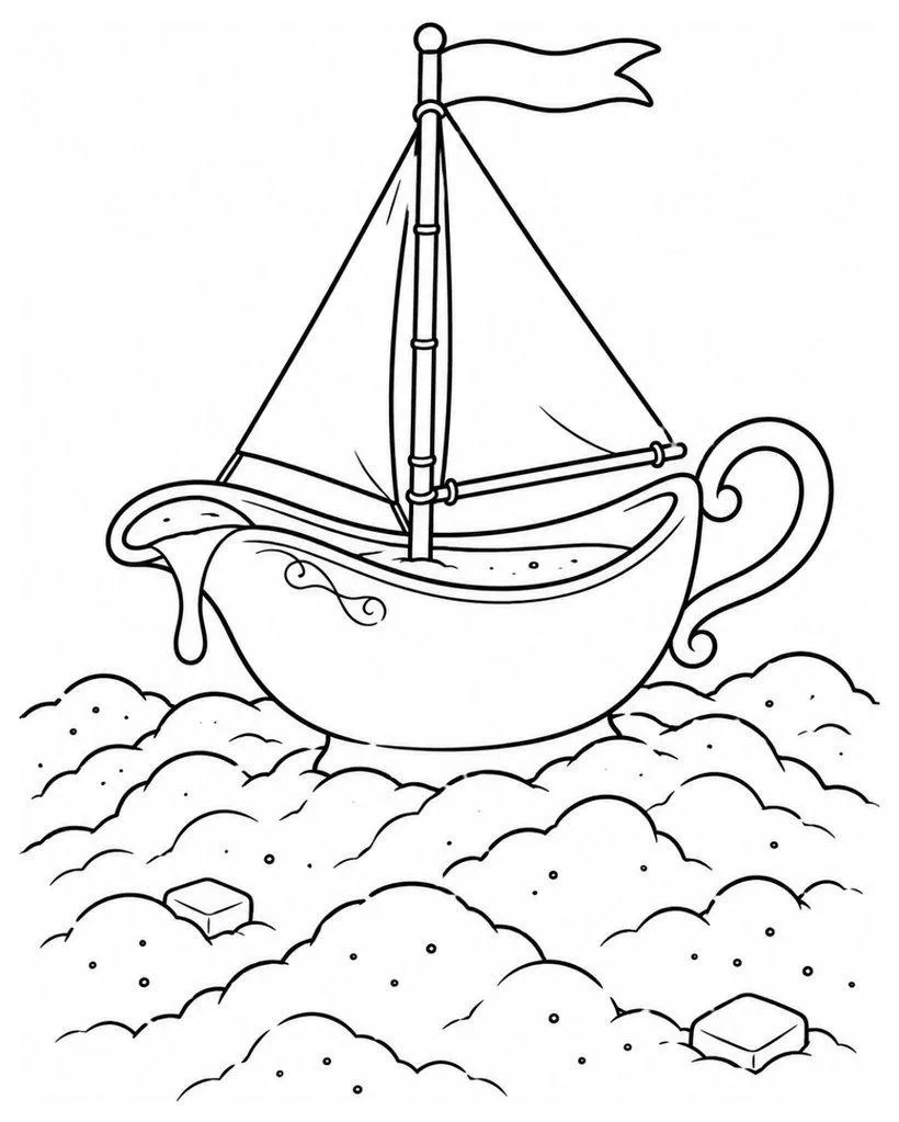 Gravy-Boat Sailboat