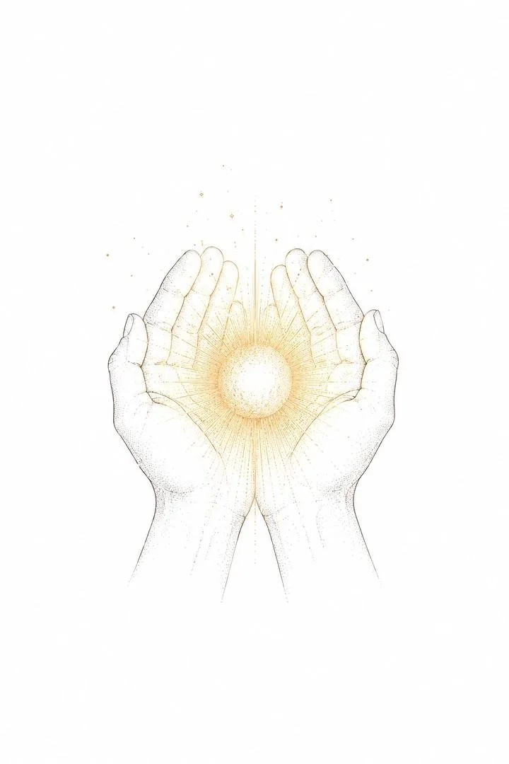 Hands Holding the Sun