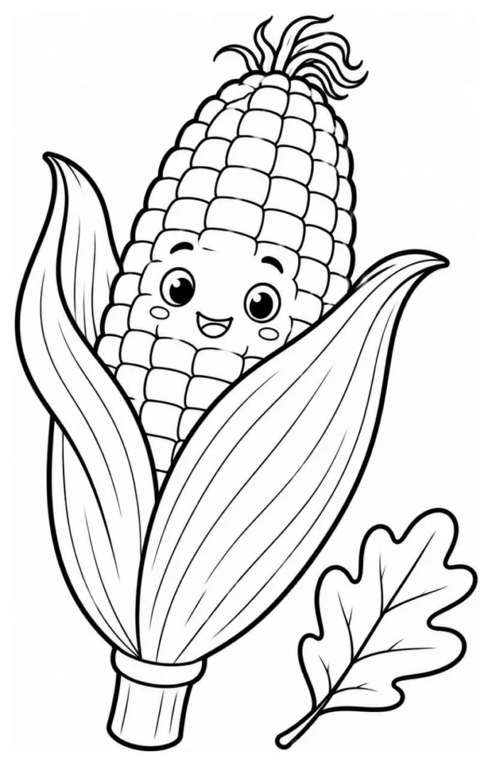 Corn Peeking Out