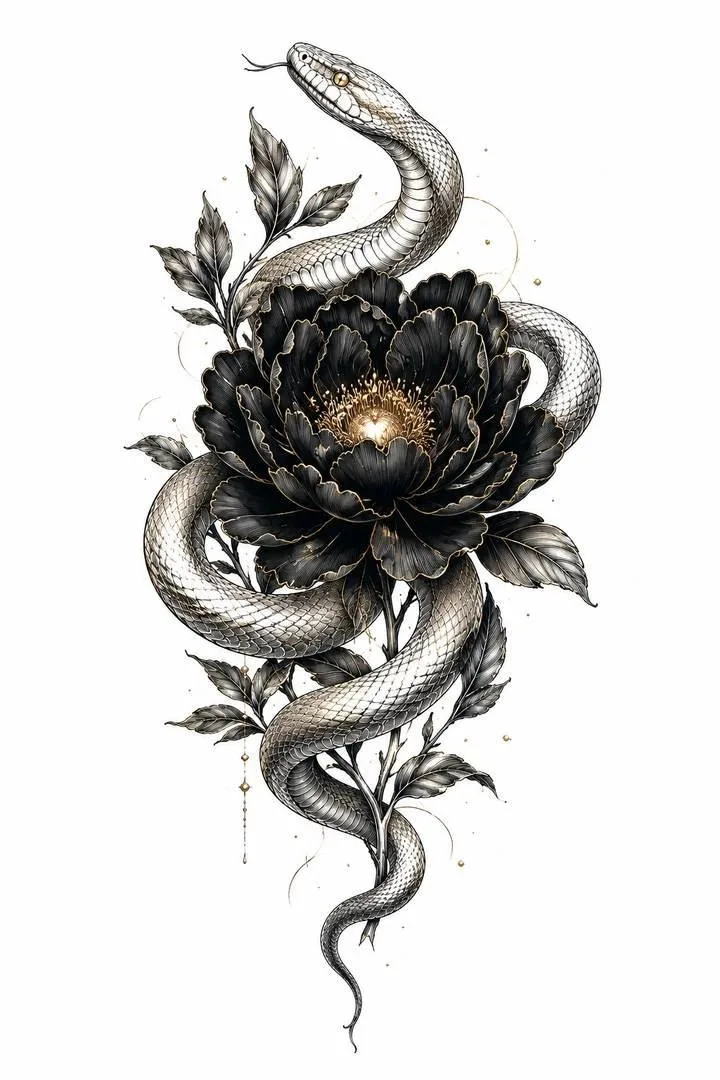 The Serpent and the Peony