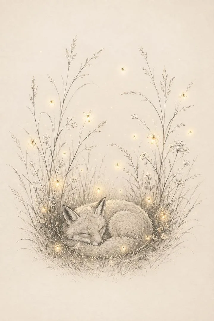 The Sleeping Fox and the Fireflies