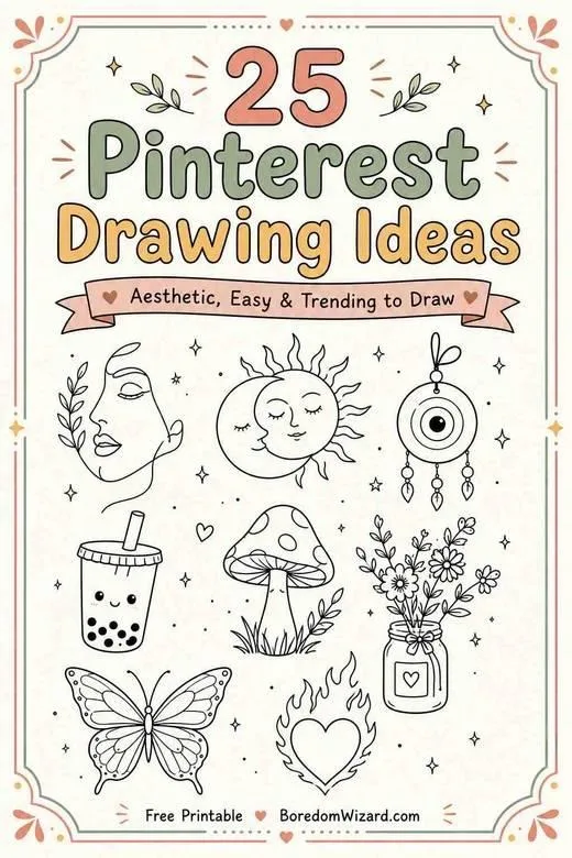 Pinterest Drawing Ideas 
