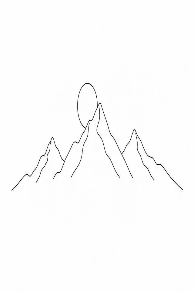 Mountain Range One-Liner