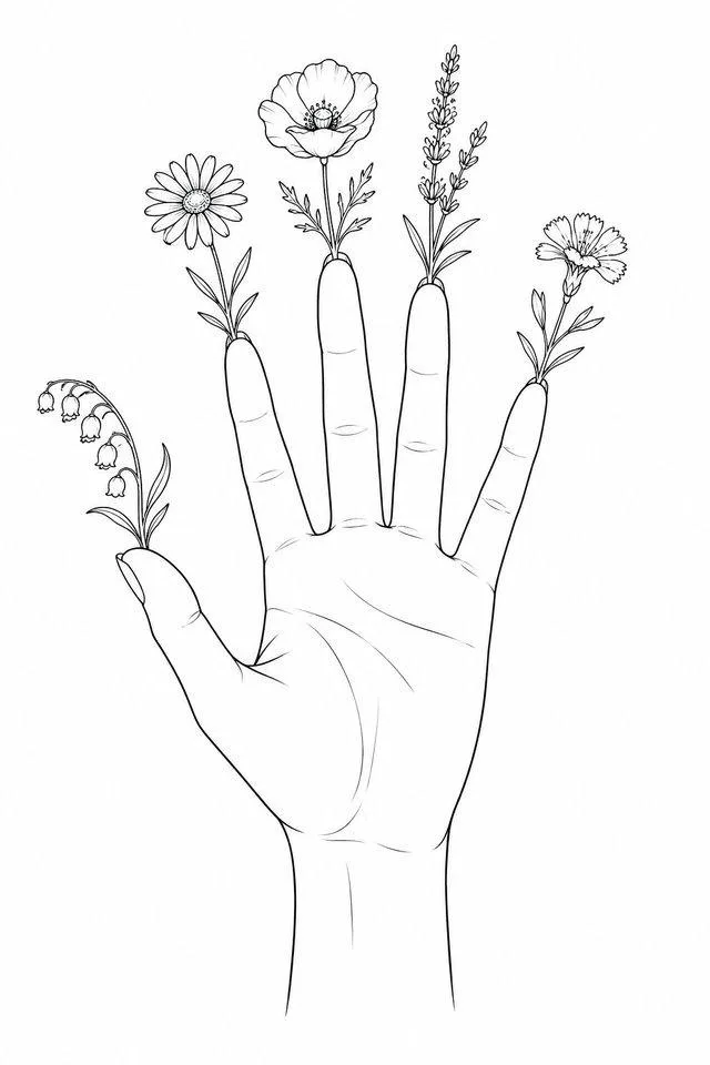  Fingertip Blooms
