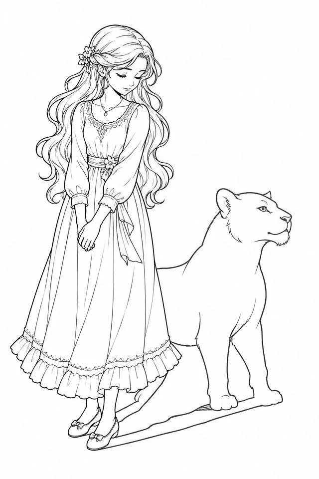 The Girl and Her Shadow