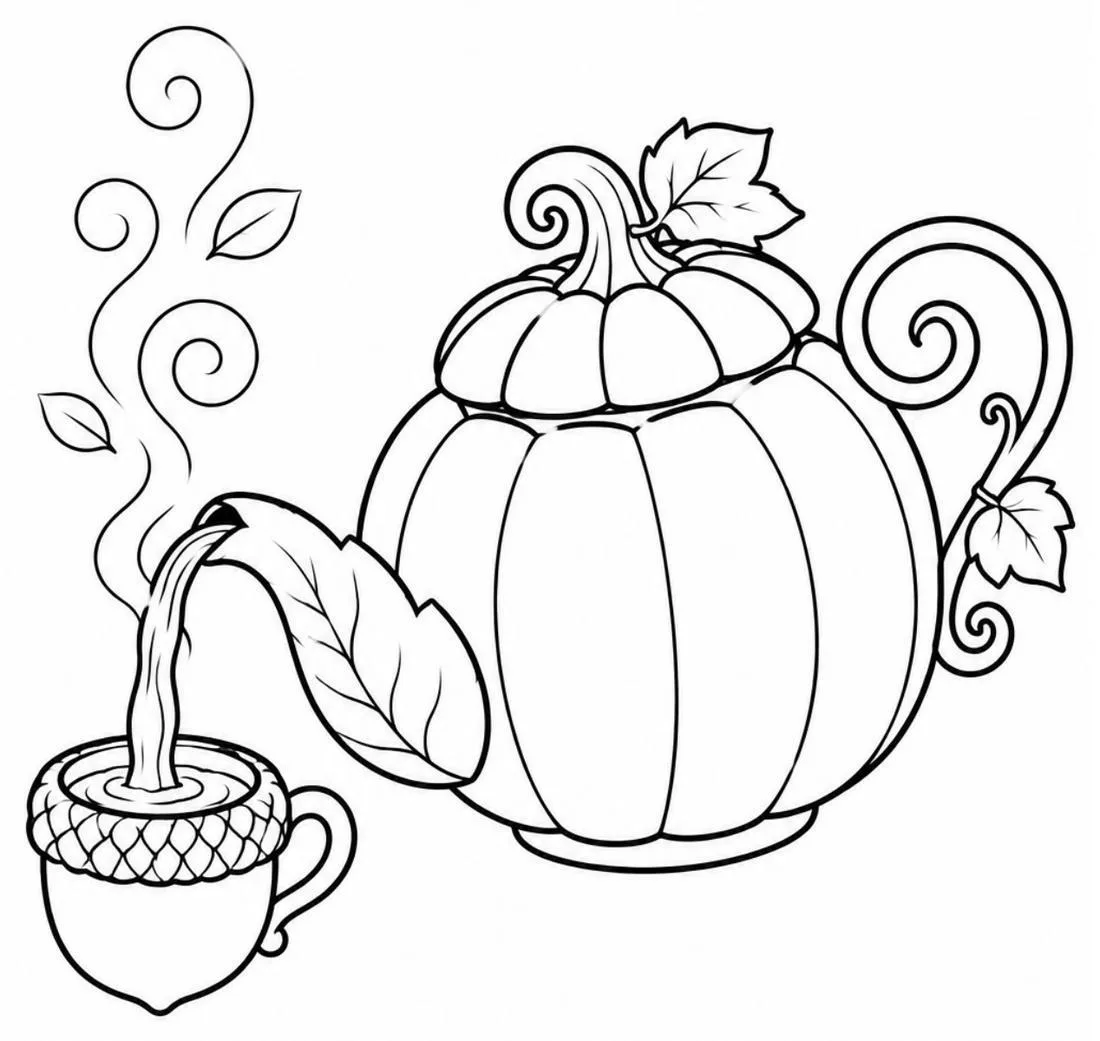 The Pumpkin Teapot