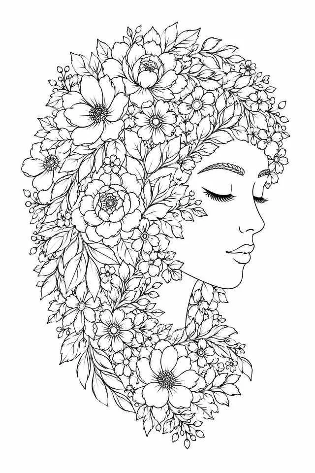 The Flower-Stack Face