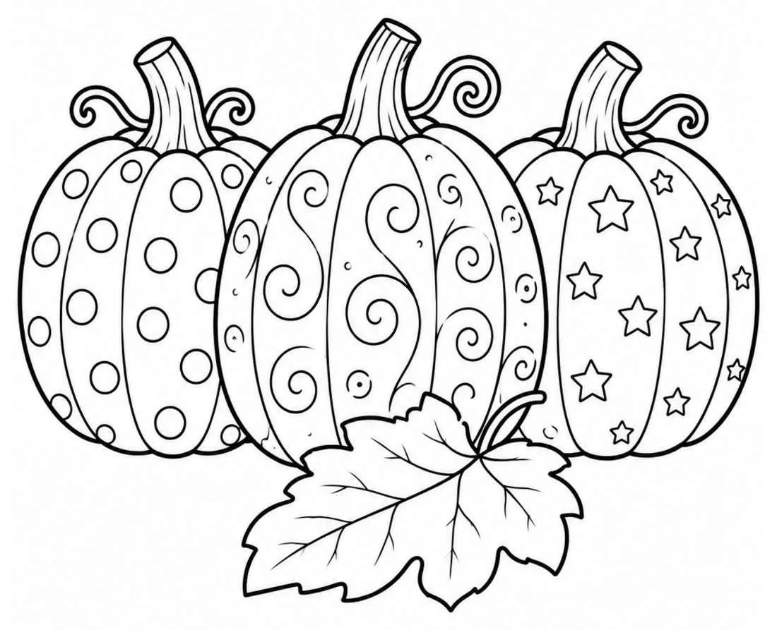 The Patterned Pumpkin Trio