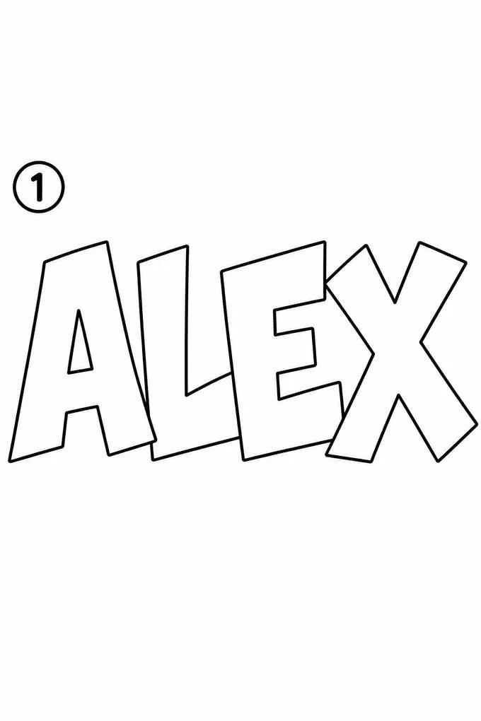 Draw your name in graffiti