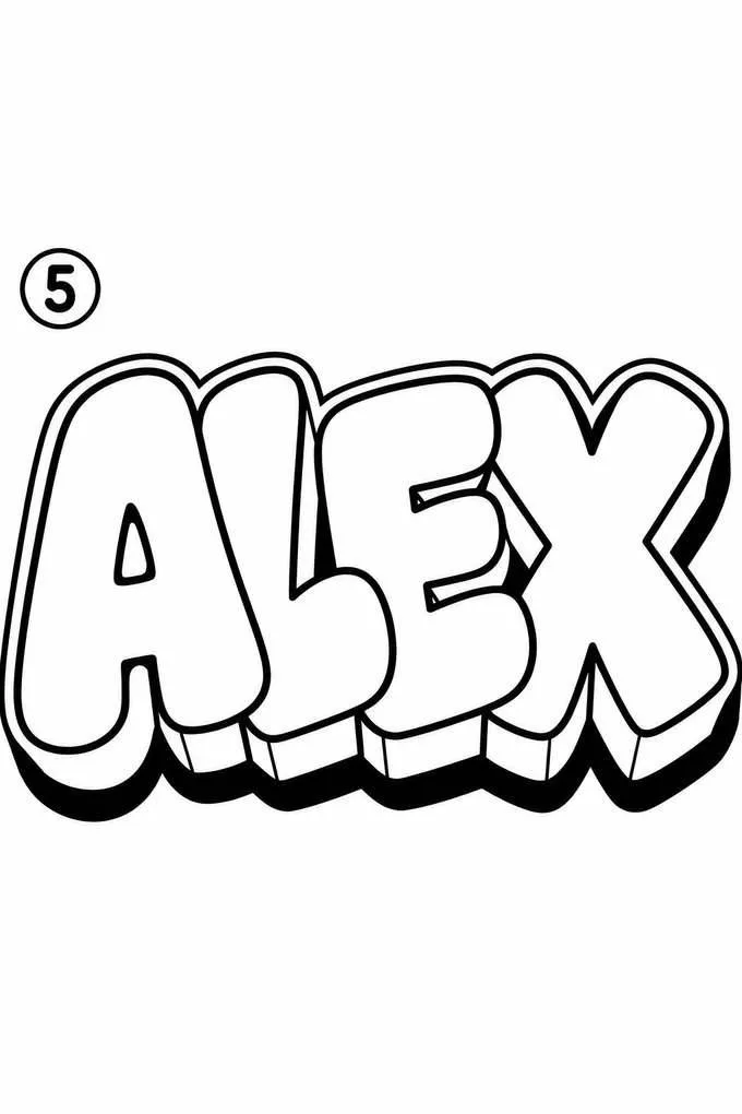 Draw your name in graffiti