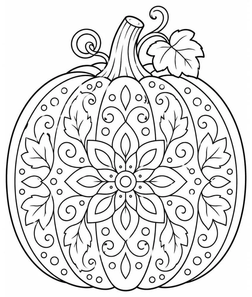 Pumpkin Mandala