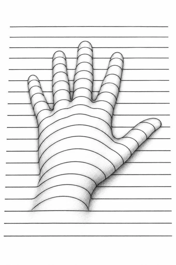 3D hand illusion
