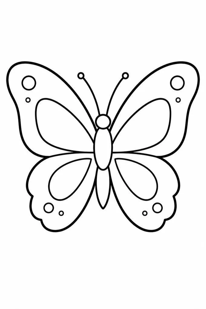 Monarch butterfly drawing