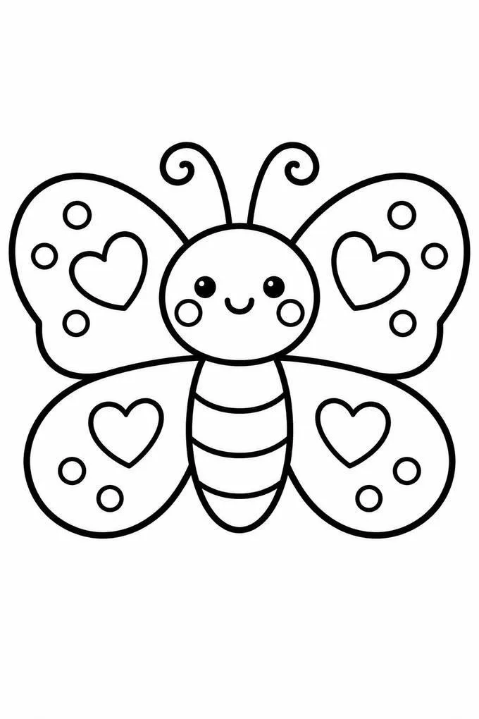 cute butterfly drawing