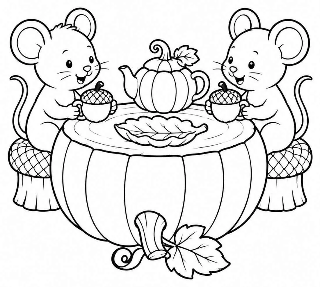Pumpkin Tea Party for Two