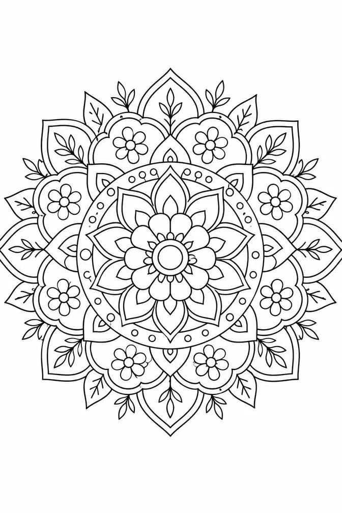 Flower mandala