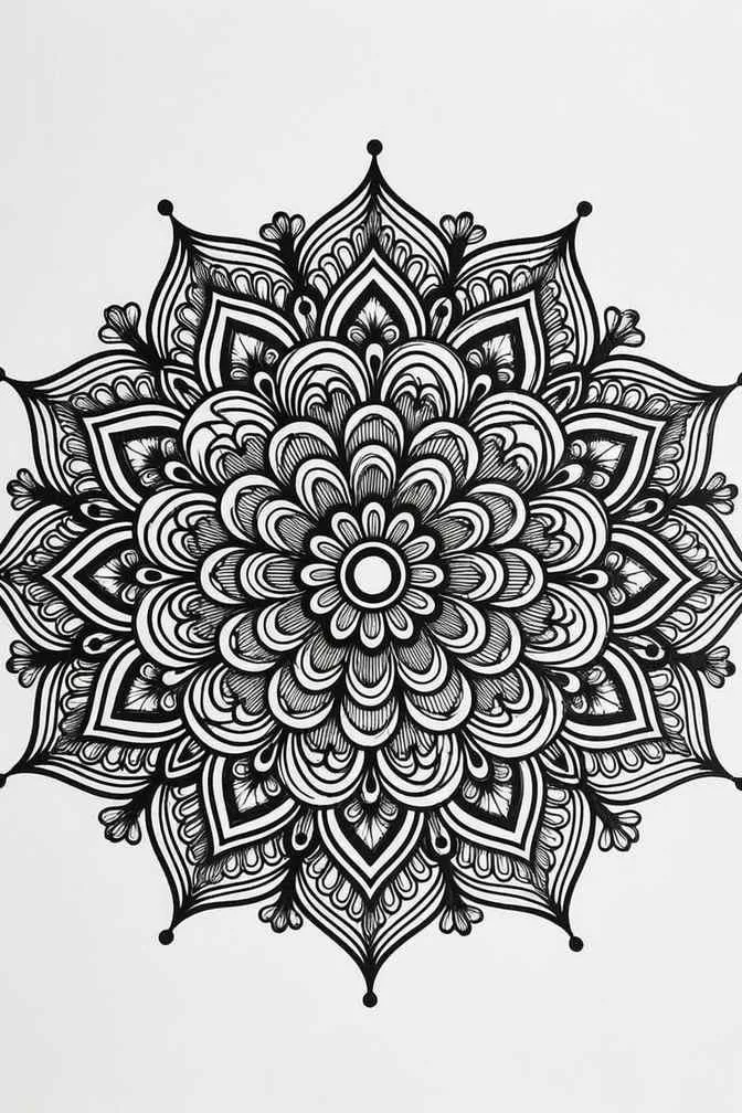 mandala drawing