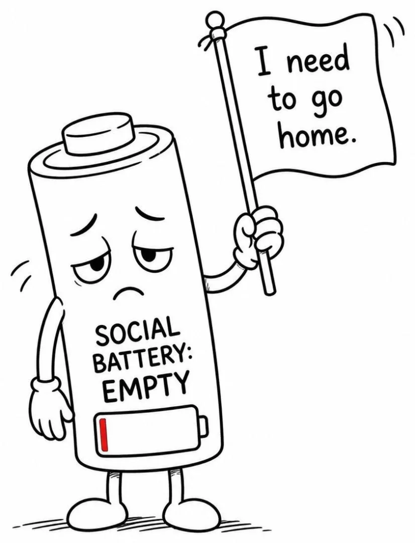 Social Battery Empty