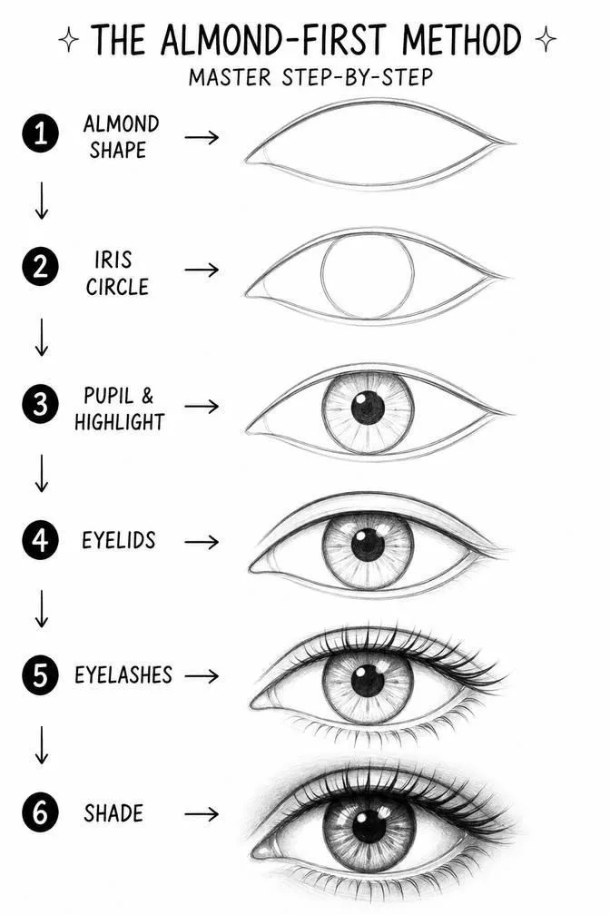 How to draw an eye