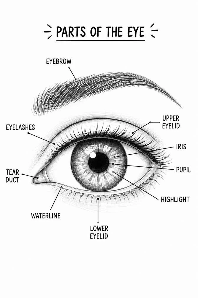 parts of the eye