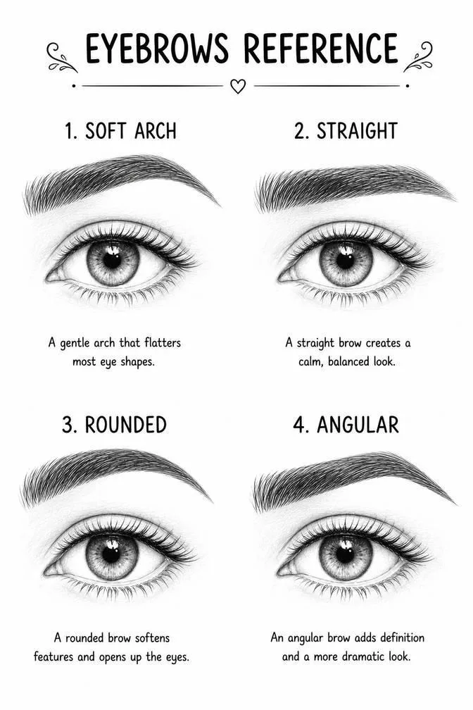 Eyebrows drawing easy