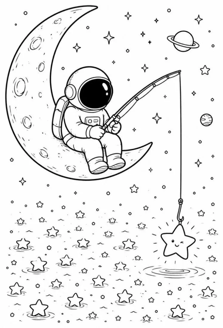 Fishing on the Moon