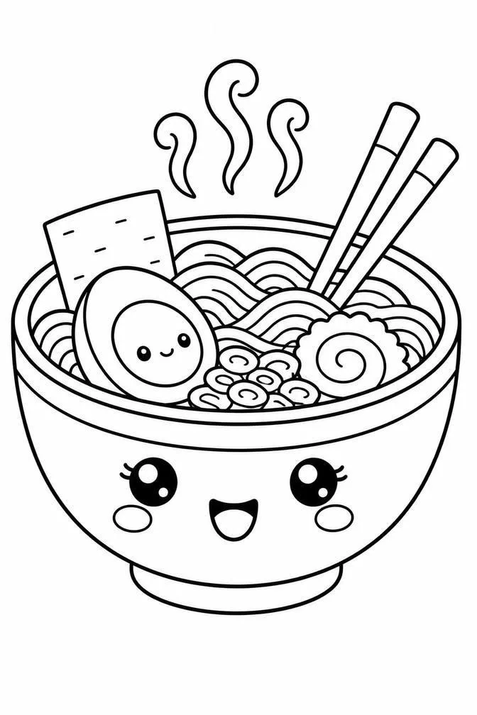 ramen bowl drawing
