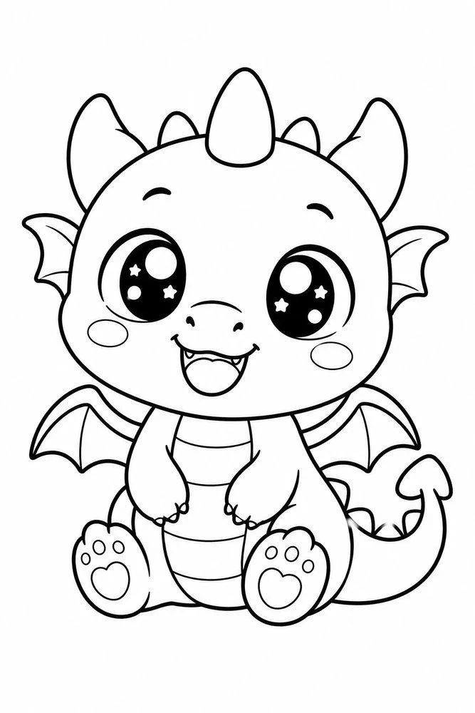  baby dragon drawing