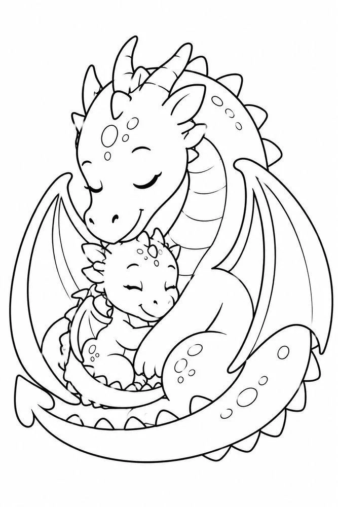  baby dragon drawing