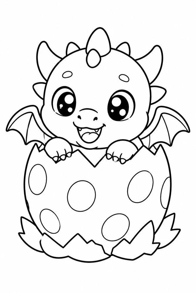 baby dragon drawing