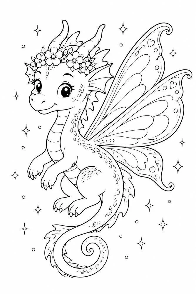 fairy dragon drawing
