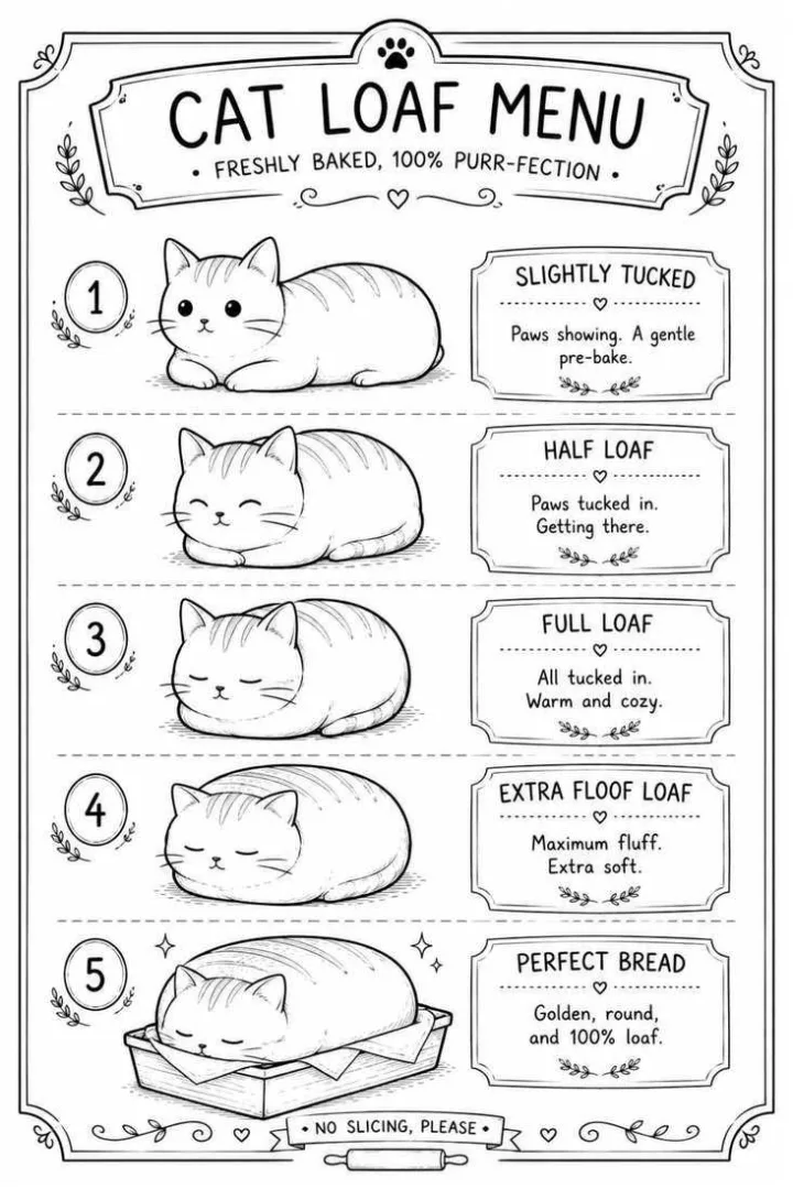 Cat Loaf Menu