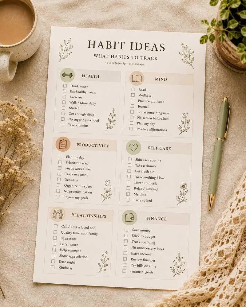 habit ideas