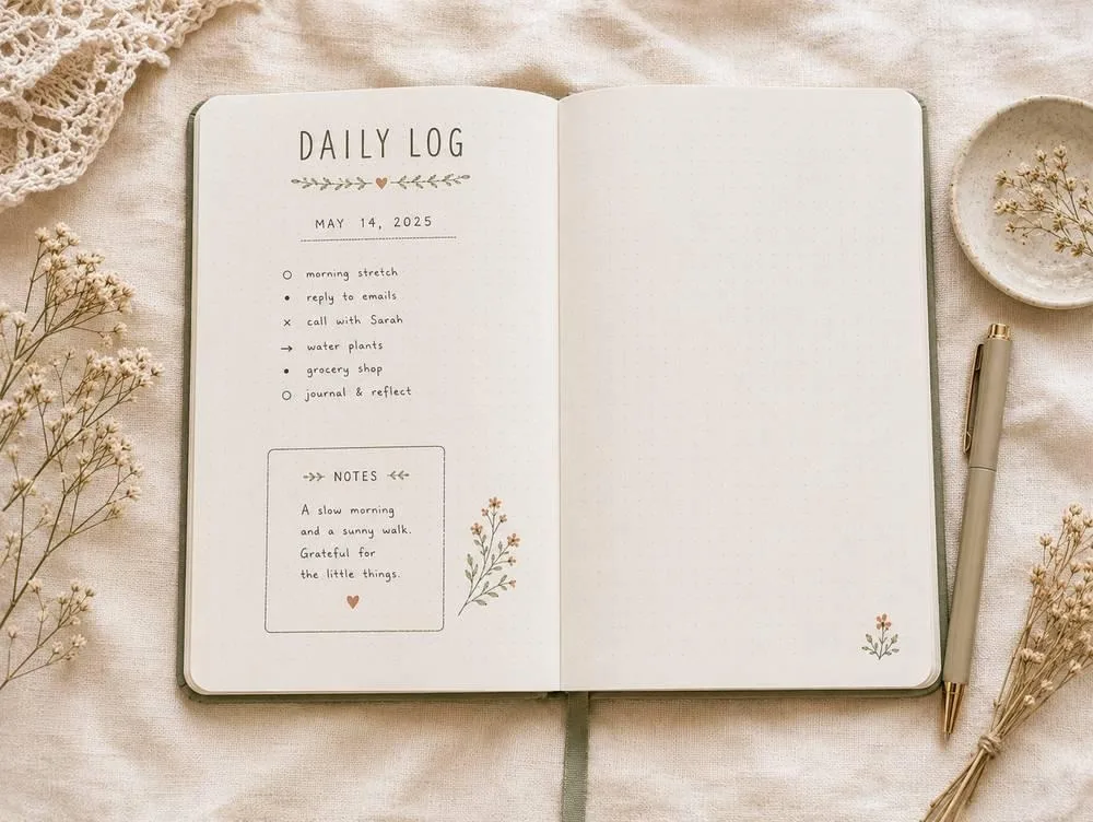 Daily log ideas