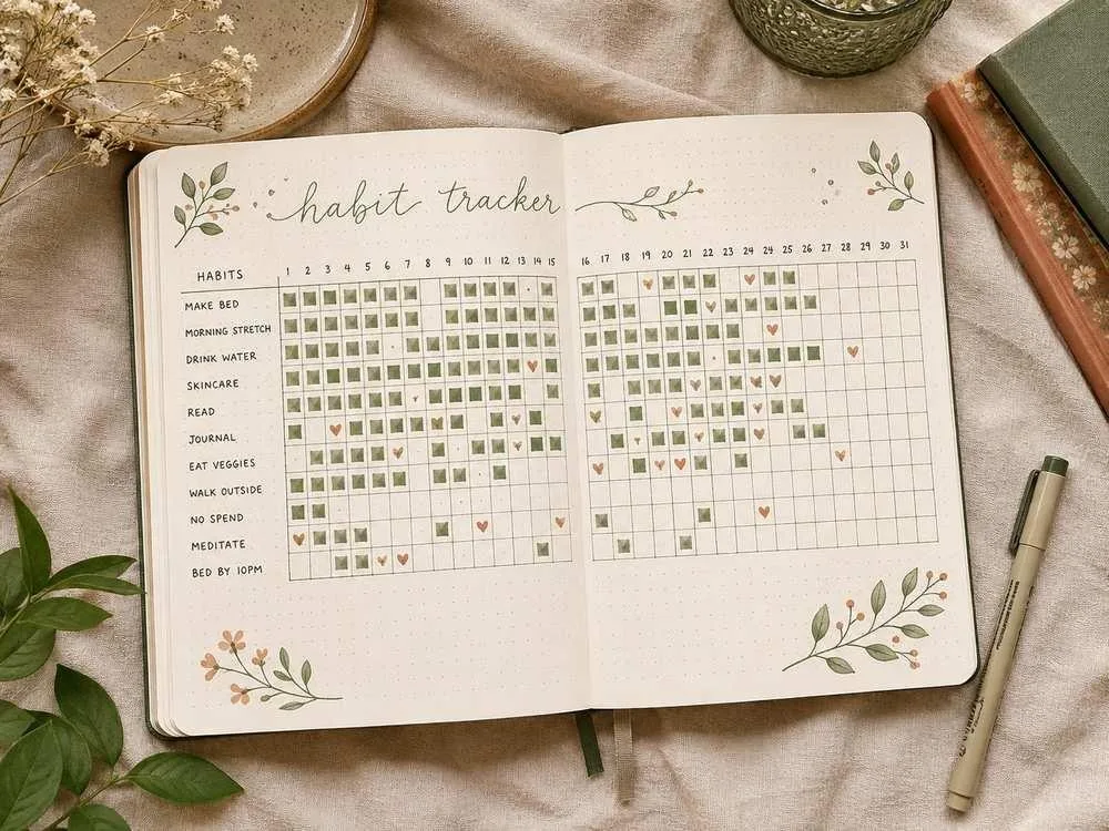 Habit tracker ideas