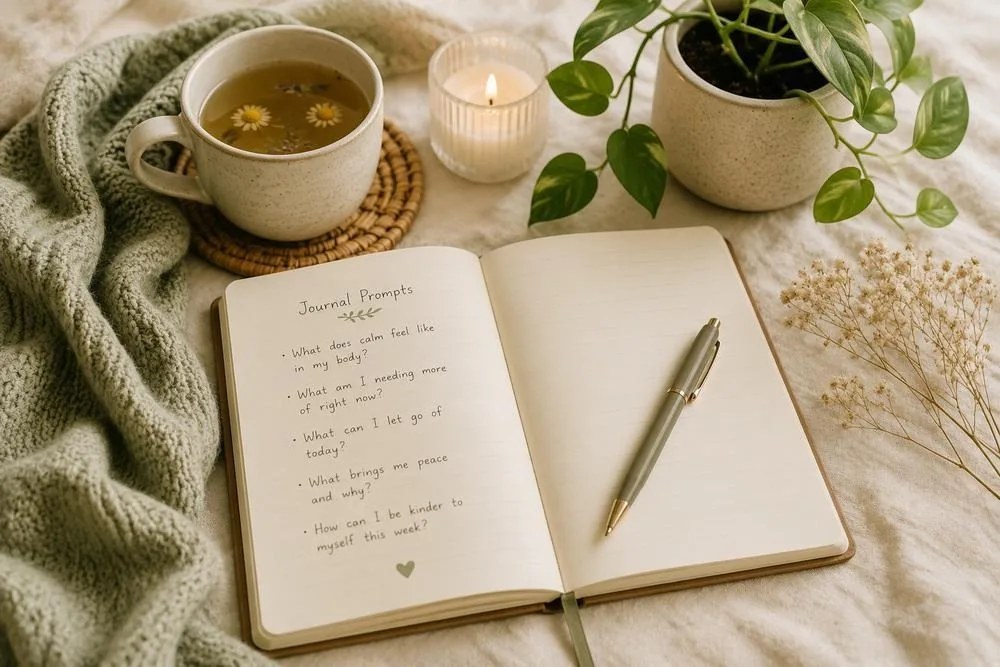 Journal prompts for mental health & anxiety