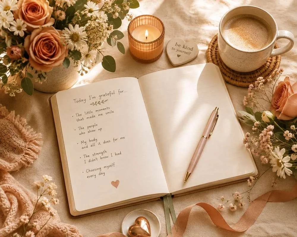 Gratitude & self-love journal prompts