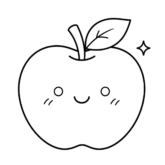Apple drawing
