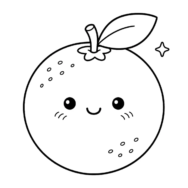 Tangerine drawing