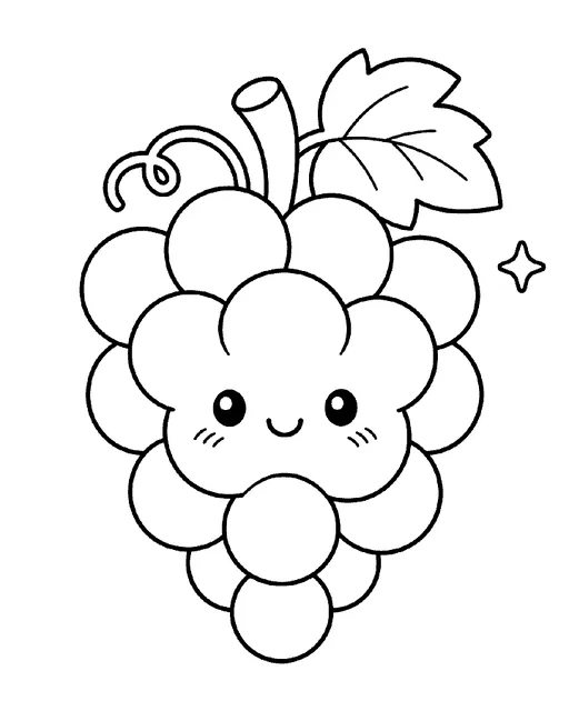 Grapes drawing
