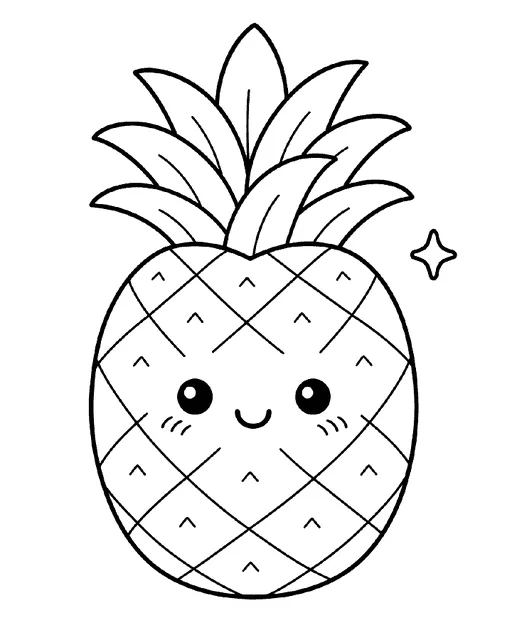 Pineapple drawing