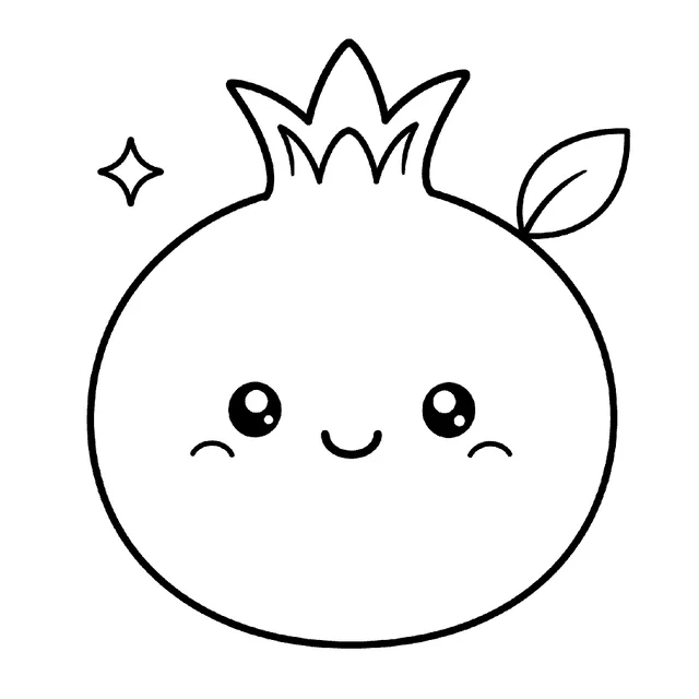 Pomegranate drawing